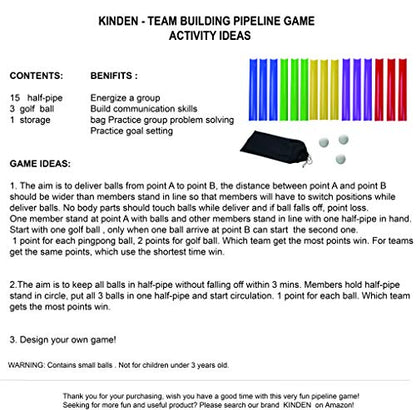 15 Pipe Pipeline Team Building Activities Kit Group Games