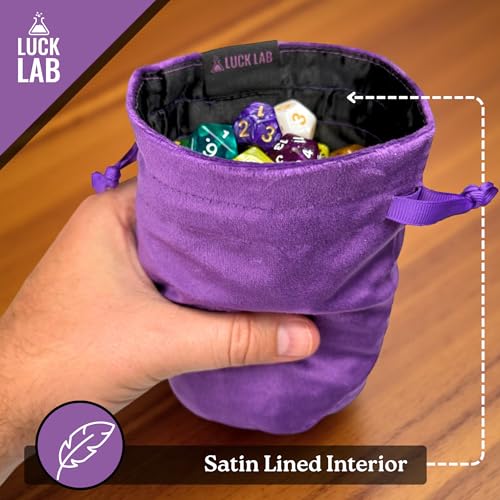 Velvet Drawstring Dice Bag (3 Count)