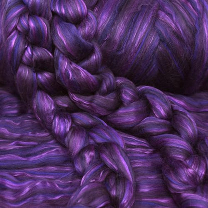 Merino Silk Luxe Tonal Designer Blend. Superfine Merino