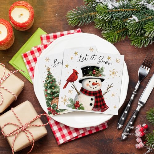 200 Pcs Christmas Napkins (200 Count)
