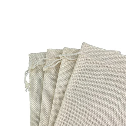 Pack of 25 Burlap Gift Bags with Drawstring Linen Jewelry Pouches Wedding Hessian Jute Bags for Birthday and Treat Pouches Party Wedding Favors Gift
