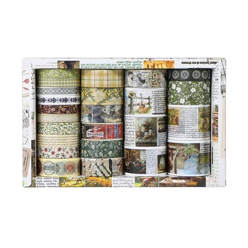 Vintage Washi Tape Set (24 Count)