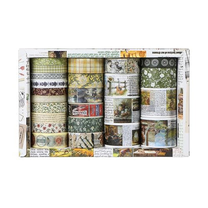 Vintage Washi Tape Set (24 Count)