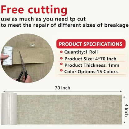 Linen Repair Tape 4x70 Inch Self