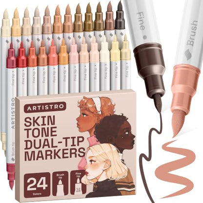 24 Skin Tones Dual (24 Count)