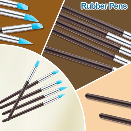 10 Pcs Clay Sculpting Tools Kit with Silicone Tips