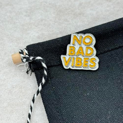 12 Pieces No Bad Vibes Brooch Pins Cartoon Enamel Pin Cute Metal Badges Learning for Girl Clothing Backpacks Bags Jewelry (12 Count)