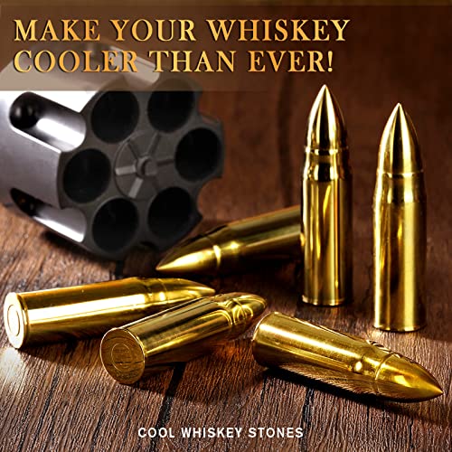 Whiskey Stones Gifts Set for Men Dad Him (720 Ounce)