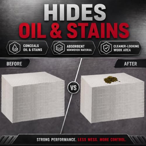 100 Pcs Oil Absorbent Pad for Spill (100 Count)