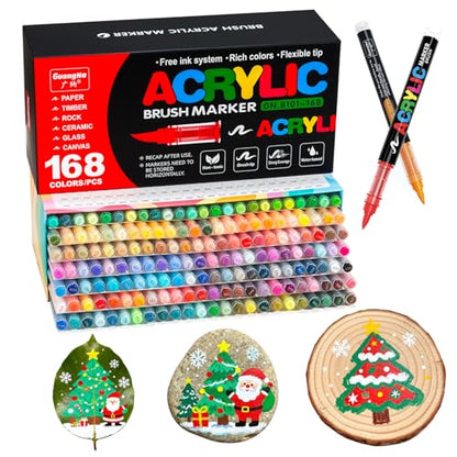 Acrylic Paint Markers (168 Count)