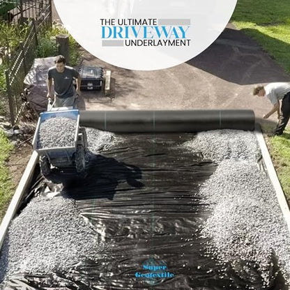 Woven Geotextile Fabric for Driveway and Road Stabilization