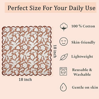 Hand Block Print Cloth Napkins