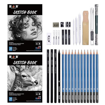 36 Pack Drawing Set Sketch Kit