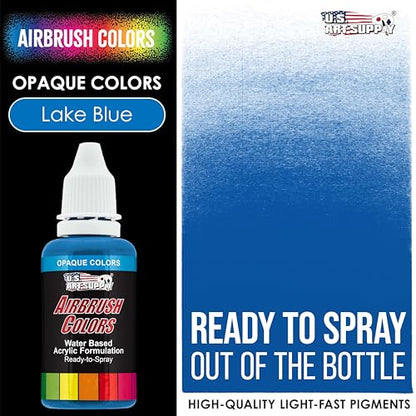 Opaque Lake Blue Acrylic Airbrush Paint