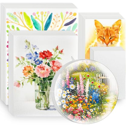 50 Sheets Watercolor Paper Bulk (50 Count)