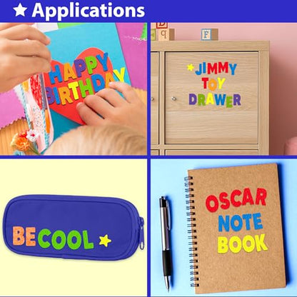 500+ Felt Letter Stickers No