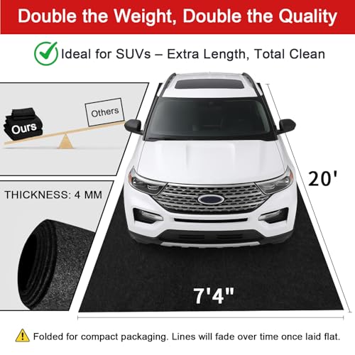 20' x 7'4" Garage Floor Mats