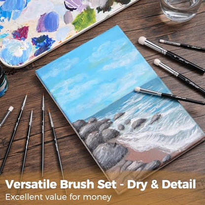 Drybrush Miniature Paint Brushes