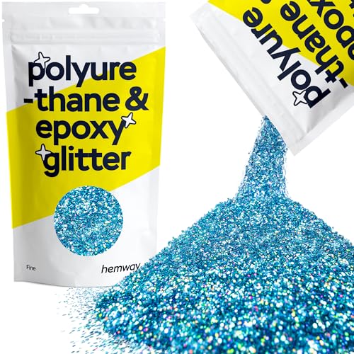 Resin Glitter Ocean Blue Holographic 100g Fine (3.5274 Ounce)