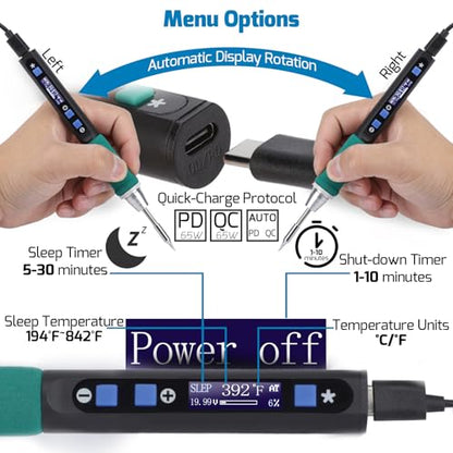 928D IV Soldering Iron Kit with Fast Heating with C235 Tip