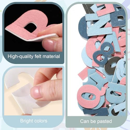 310 Pcs Felt Letter Bulletin Board Self Adhesive Sticker
