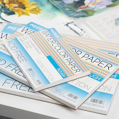 Cotton Watercolor Paper Block