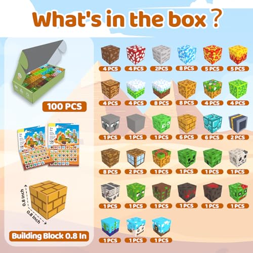 Magnetic Blocks (100 Count)
