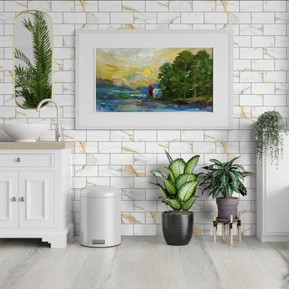 4 Pieces Peel and Stick Backsplash for Kitchen