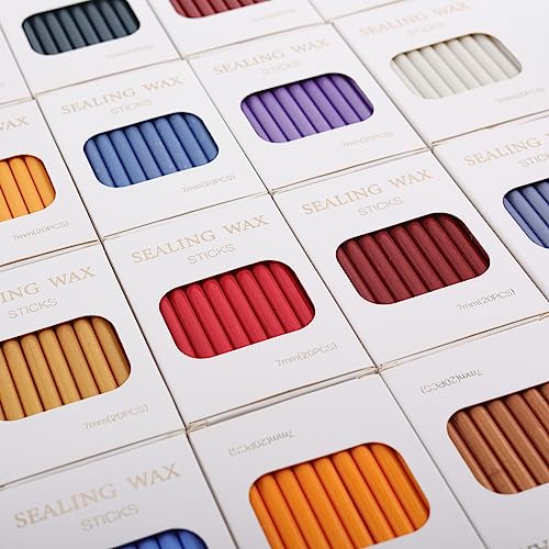 20pcs Purple Wax Seal Sticks for Wedding Invitations & Envelope Sealing (20 Ounce)