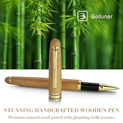 Luxury Wood Ballpoint Pen Writing Set