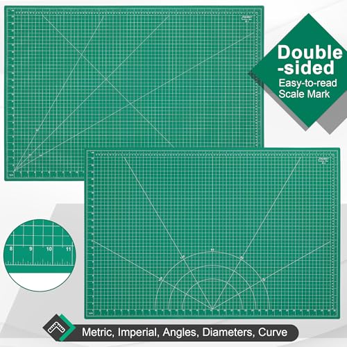 Density upgraded 24" x 36" Large Self Healing Sewing Mat