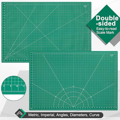 Density upgraded 24" x 36" Large Self Healing Sewing Mat