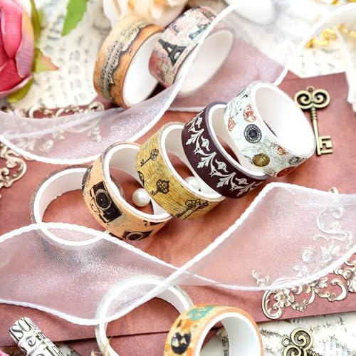 Vintage Washi Tape Set (16 Count)