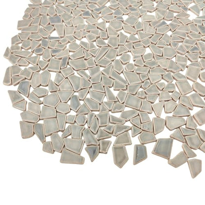 1.1LB Irregular Ceramics Mosaic Tiles (160 Count)