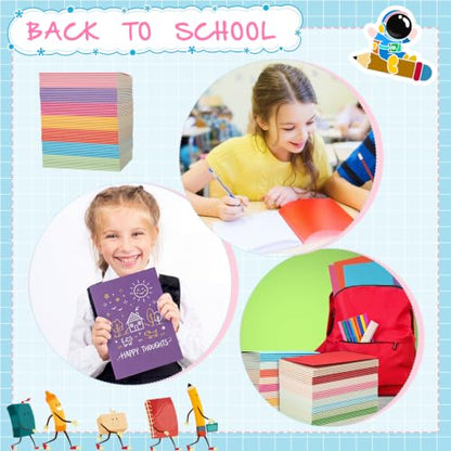 100 Pack A5 Composition Notebooks Bulk 5"x8" Notebooks
