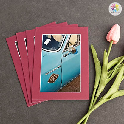 Mat Board Center 10 Pack 5x7 Photo Mats for 4x6 Picture