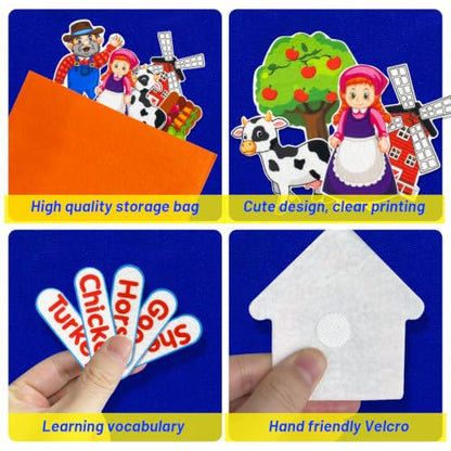 Felt Flannel Board Story Pieces for Toddlers Preschool