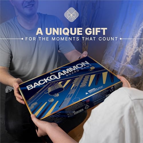 Large Blue Backgammon Sets for Adults