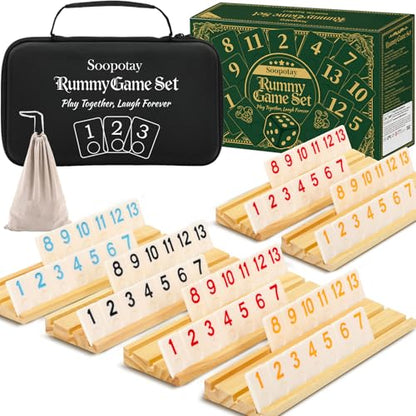2 6 Players Rummy Game Gifts for Adults Men Women Father Mother