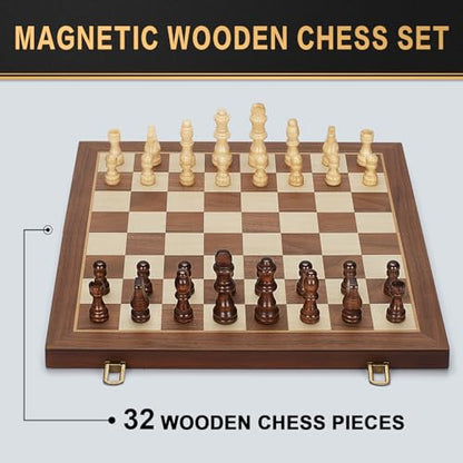 Magnetic Wooden Chess Set