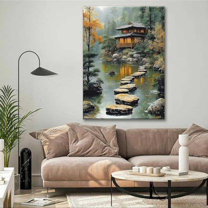 Paint by Numbers Kit for Adults Framed