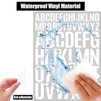 Letter Stickers 1560 Pieces 30 Sheets Stick on Vinyl Letters Capital Alphabet Sticker Letter for Craft Bulletin Boards Classroom Home Business Decor (1560 Count)