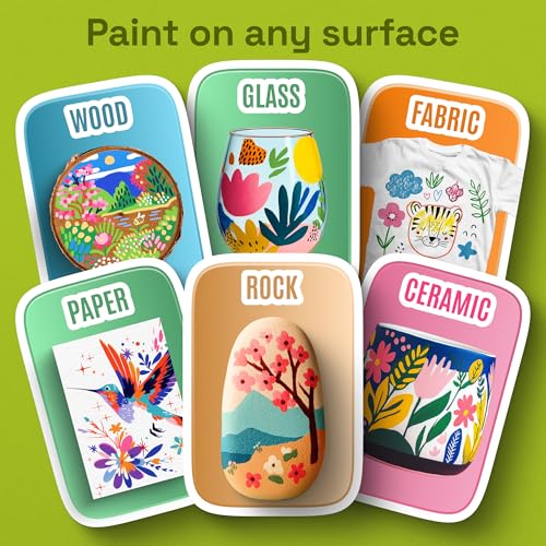 Dual Tip Acrylic Paint Marker Pens (72 Count)