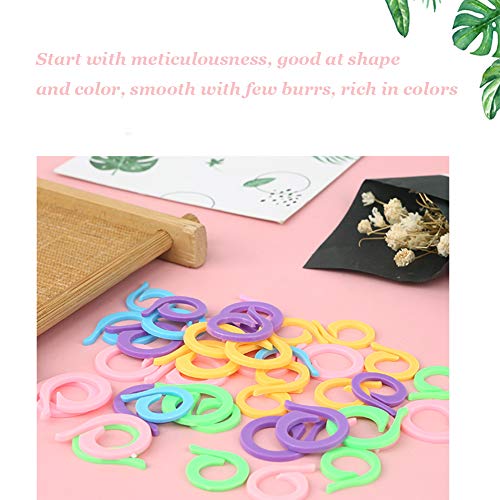 50 PCS Stitch Markers for Crocheting Crochet Stitch Markers
