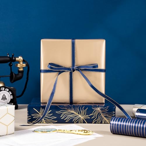 30 Inch Navy Wrapping Paper (100 Sq Ft)