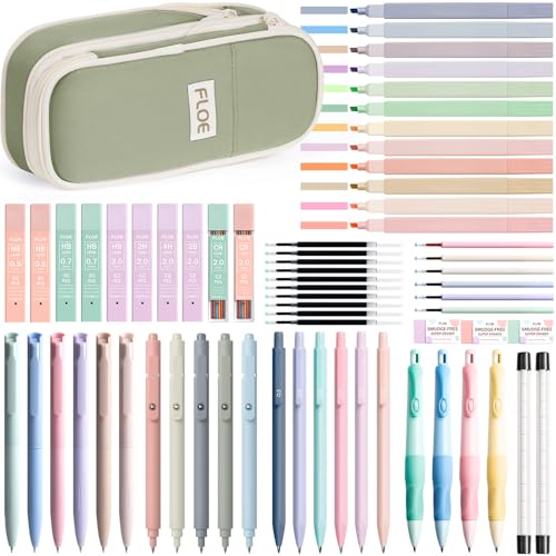 65PCS Aesthetic School Supplies Back to School Supplies Cute Stationary Set (65 Count)