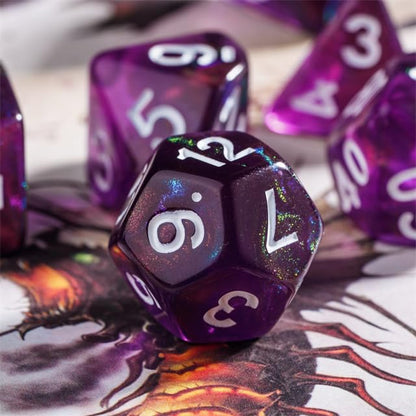 DND Dice Set D&D Polyhedral Dice with Dice Bag (7 Count)