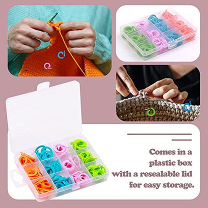 Stitch Markers for Crocheting Knitting 160pcs Crochet Stitch Markers