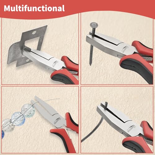5 Piece 5"Flat Nose Pliers (5 Count)