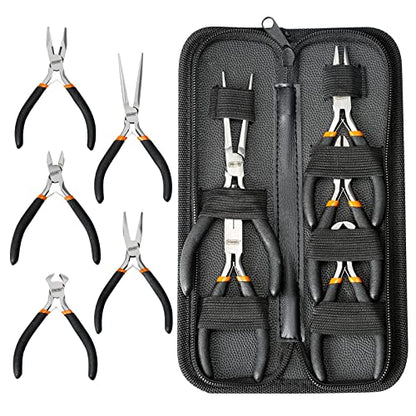 5 Pieces Mini Pliers (5 Count)